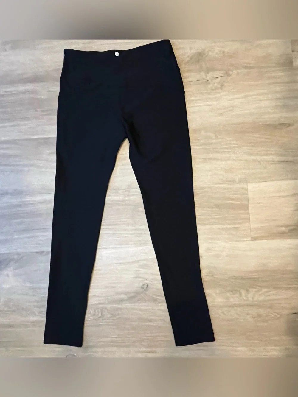 AVIA Women's Colorblocked Performance Leggings Black Soot Size S 4-6